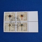 Niemcy   Owady  Ważki  1991 kasowane 