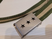 Pasek dla dziecka do spodni parciany z metalową kl