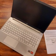 Laptop HP Ryzen 5 -5500/ 16GB/512/Win11/IPS Silver - gwarancja