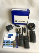 Motorola GP340 GP140. Zestaw wraz z akcesoriami. 