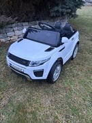 Samochód na akumulator Rapid Racer biały autko na akumulator dla dzieci