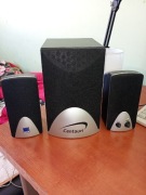 głośniki Centauri SL-8200 zestaw 2 + subwoofer czarne, sprawne