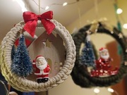 Komplet bombek/zawieszek światecznych 2szt.