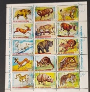 !!! Gwinea Równikowa  Fauna Australii 15szt.,, PEŁNA_SERIA...KASOWANE*!!!