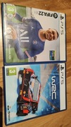 2 gry - WRC Generations i FIFA 2022 PS5 jak Nowe 