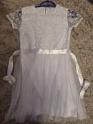 Sukienka biała rozmiar 146