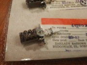 UNITRA tuner AS 211 311 Faust wyłącznik przełącznik isostat sieciowy NOS