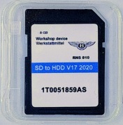 Aktualizacja map Bentley RNS510 EU West lub EU East