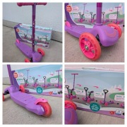 Trójkołowa Hulajnoga 4w1 z siedziskiem do 50kg (1.5-5lat)