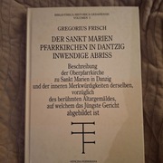 Der Sankt Marien Pfarrkirchen in Danzig Inwendige Abriss  