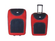 Walizka Podróżna Duża Czerwono-Czarna Wyprzedaż