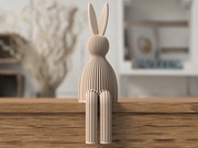 Figurka dekoracyjna królik 22,8 cm Zajączek wielkanoc 3D dekoracje