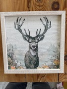 Obraz jeleń - Haft krzyżykowy