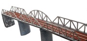 Vintage VEB Plasticart 143/003/5 x3 częściowy Most kolejowy  Skala N 1:160