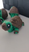 Brelok figurka Żółw lądowy  zawieszka wydruk 3d Ruchomy żółw