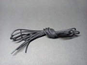 Sznurowadła 100 cm bawełniane czarne