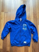 Bluza dziecięca z kapturem DECATHLON niebieska na 6 lat na 115cm