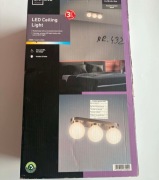 LIVARNO Home LED Ceiling Light | Lampa sufitowa 3x LED | Ciepłe światło