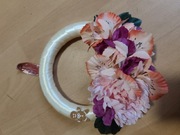 Ręcznie robiony stroik-wianek