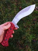 "Kukri Runy Krwi" Nóż Ręcznie Robiony Custom Knifemaking Rzeźba