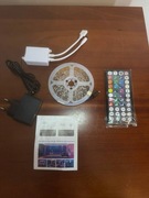 Taśma LED RGB 5m z pilotem i zasilaczem