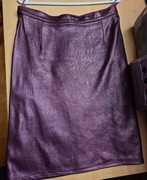 Skórzana spódnica vintage L, 100% skóra