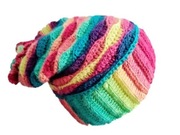 Czapka szydelkowa beanie krasnal  dziecka 