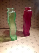 wazon na kwiatek fala mały 2szt zestaw komplet