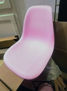 Krzesełko dziecięce różowe skandynawskie 