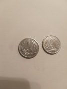 Moneta jeden złoty z 1957 i 1949