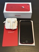 Czerwony iPhone 8 64GB, Product Red, Bez blokady, Bateria 76%, Kraków