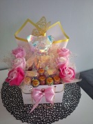 Box z Misiem Świecącym i lizakami 