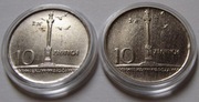 10 zł złotych Mała Kolumna Zygmunta 1966 rok LOT - 2 sztuki