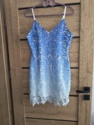 Sukienka koronkowa gipiura ombre 40/42 Quaiz