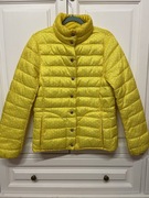 CELLBES KURTKA DWUSTRONNA ŻÓŁTY BIAŁY KROPKI PRZEJŚCIOWA PIKOWANA ROZ 34/36