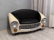 Unikatowa sofa designerska w stylu klasycznego auta – handmade