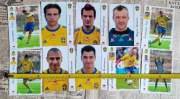 Karty piłkarskie pocztówki Szwecja Zlatan Ibrahimović Henrik Larsson 