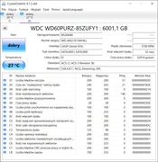 Dysk WD PURPLE 6TB WD60PURZ 64MB