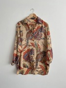 Beżowa kolorowa koszula we wzory Reserved M 38 paisley orientalny wzór