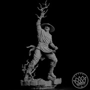 Figurka druk 3D żywica 12K" Raiden from MK - F985 " - 120 mm