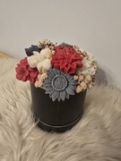 Wieczny bukiet sojowy świece sojowe kwiaty prezent