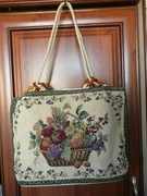 torba shopper bag zakupowa na plażę ala gobelin