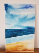 obraz akwarela na płótnie 50x80 cm