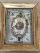 Obraz z relikwiami Św. Fidelis i Św. Maxima