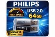 Pendrive PHILIPS 64GB 2SZT w zestawie