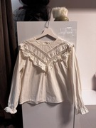 Biała bawełniana bluzka / koszula - Jacqueline De Yong rozm. L