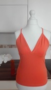 Adidas Nowy Top damski koszulka na ramiaczkach bluzka orange