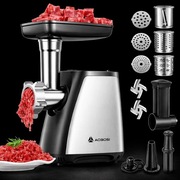 Elektryczna maszynka do mielenia mięsa AOBOSI – zestaw z akcesor