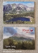 Magnes na lodówkę  (23) 2szt. Tatry Wysokie Słowacja Krywań Popradske Pleso