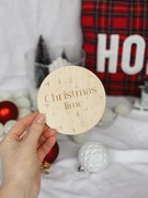 Drewniana Tabliczka do zdjęć świątecznych Christmas Time